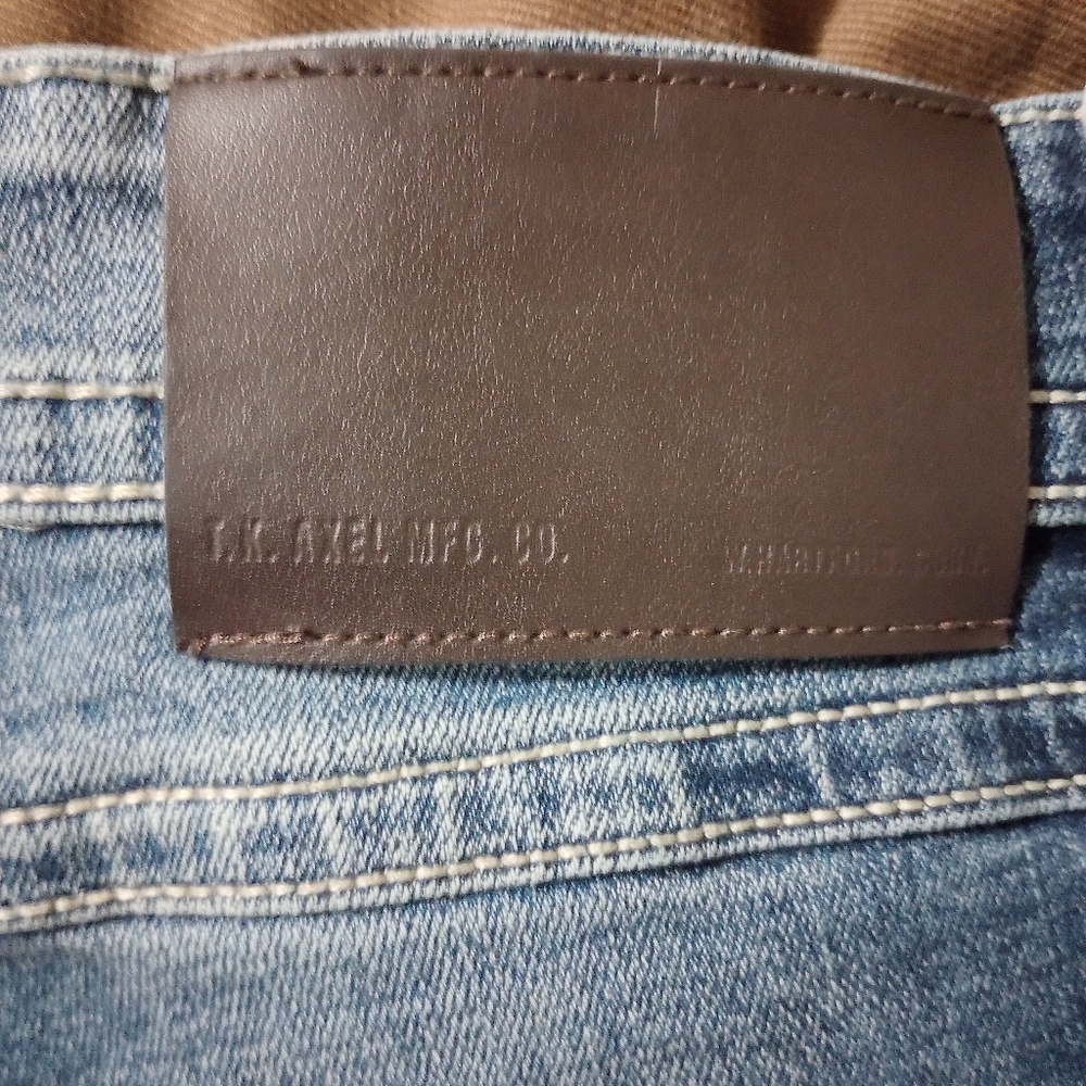 TK axle jeans men's size w34 L34 blue slim bootcut - Picture 4 of 7